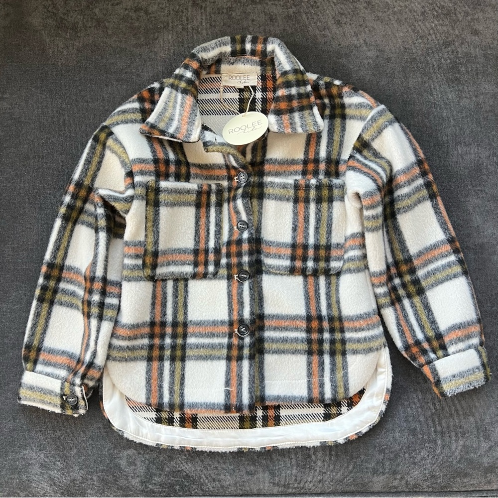 NWT Roolee Kids Shacket Size 5-6